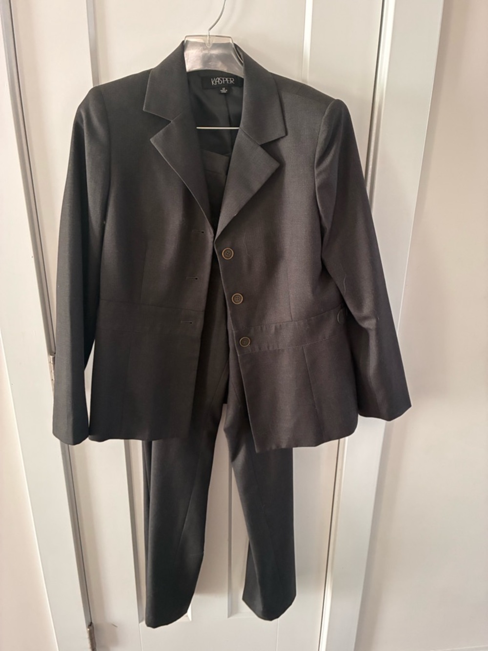 Kasper Black Women's Two-Piece Tailored Suit
